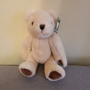 Bearland Vintage White Jointed Teddy Bear NWT